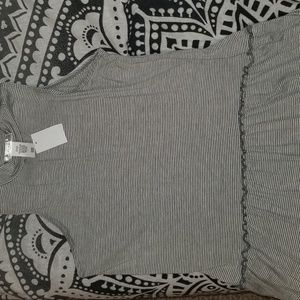 Striped mock tank top